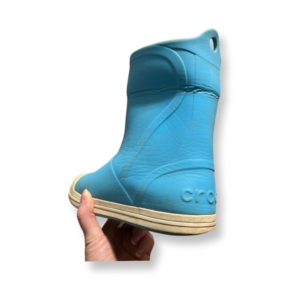 Kids' Crocs Bump It Rain Boot Sky Blue - Picture 3 of 15